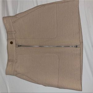 NWOT Cream knit H&M skirt (XS)